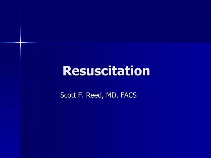 resuscitation