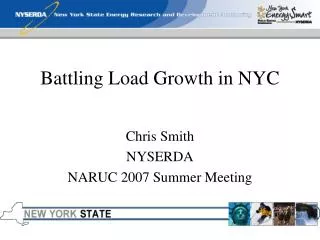 Battling Load Growth in NYC