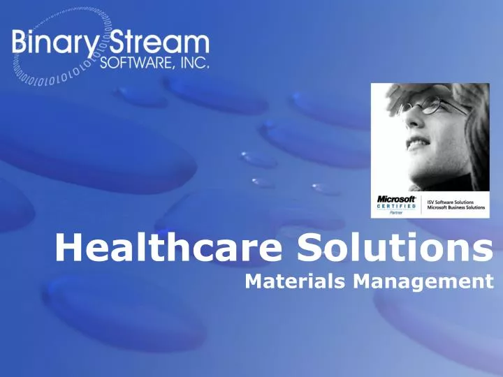 healthcare solutions materials management