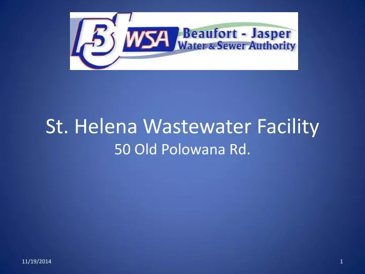 st helena wastewater facility 50 old polowana rd
