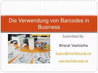 Die Verwendung von Barcodes in Business