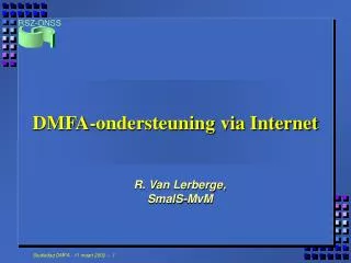 dmfa ondersteuning via internet