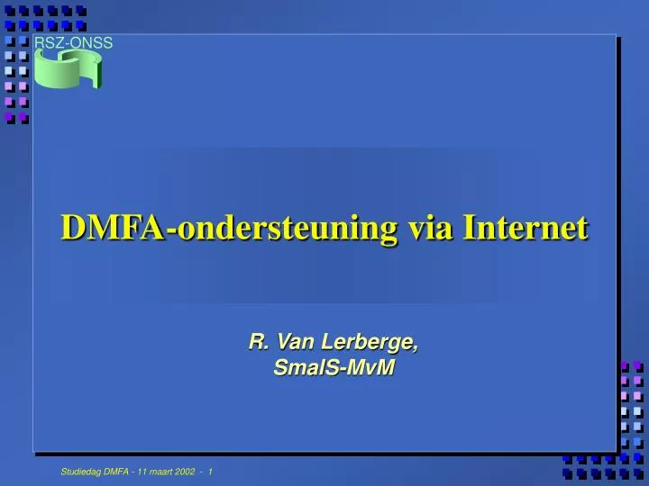 dmfa ondersteuning via internet