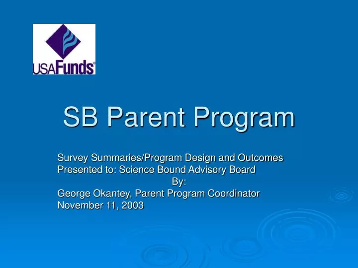 sb parent program