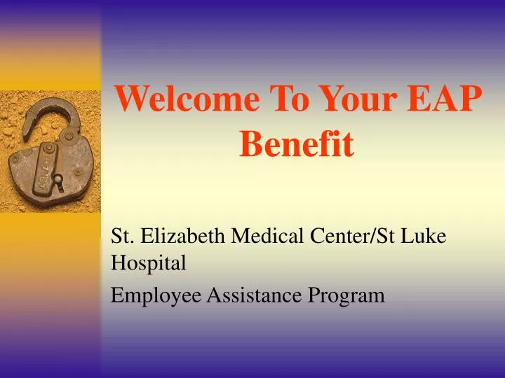 welcome to your eap benefit