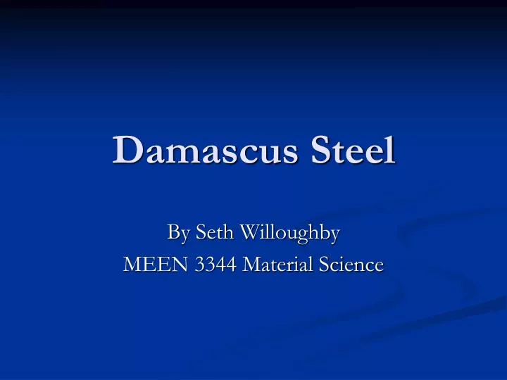 damascus steel