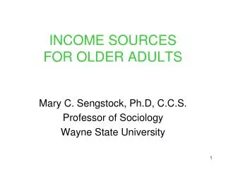 income sources for older adults