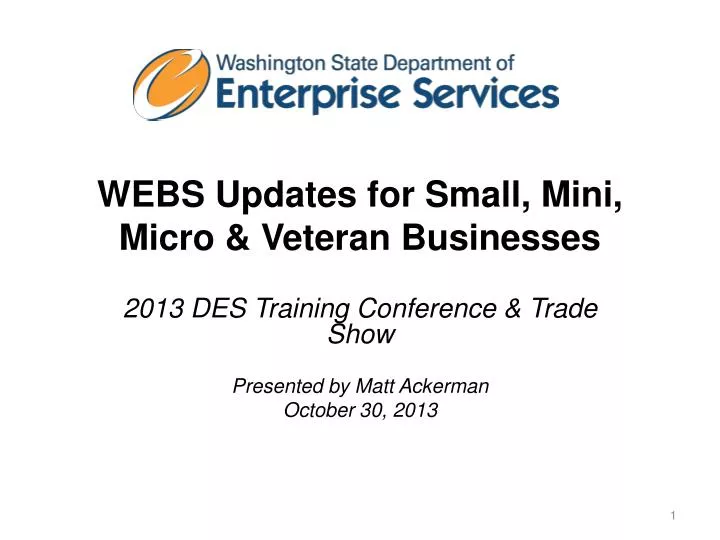 webs updates for small mini micro veteran businesses