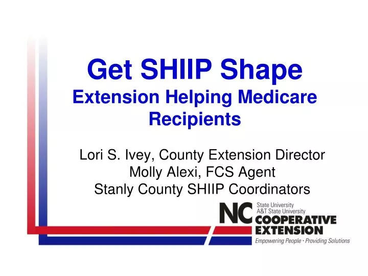 get shiip shape extension helping medicare recipients