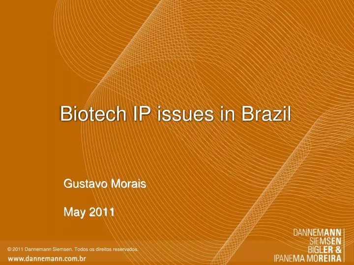 biotech ip issues in brazil