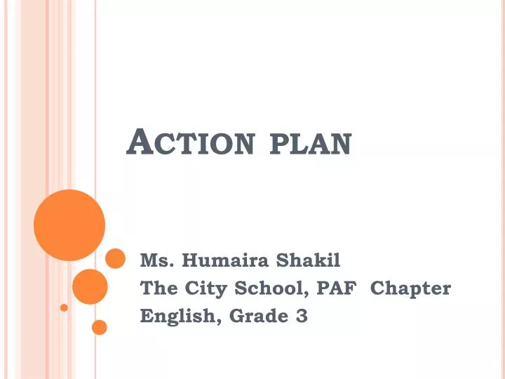 action plan