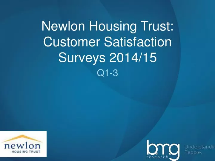 newlon housing trust customer satisfaction surveys 2014 15