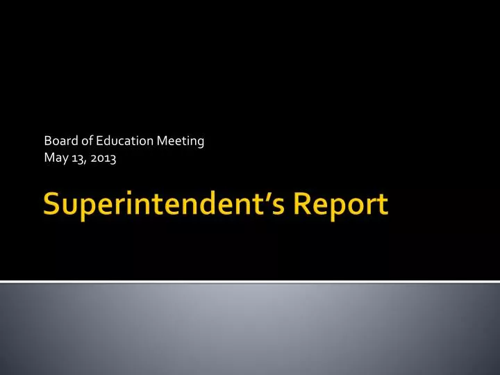 board of education meeting may 13 2013