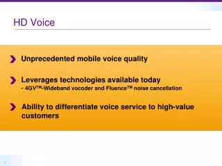 HD Voice