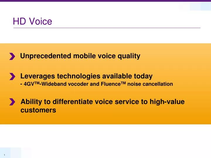 hd voice