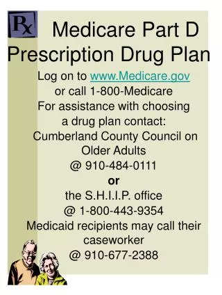 Medicare Part D Prescription Drug Plan