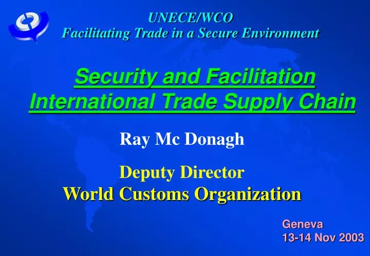 security and facilitation international trade supply chain