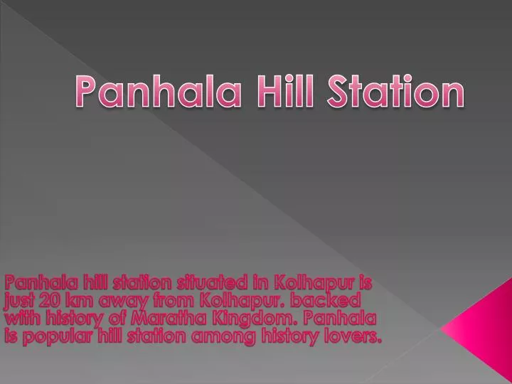 panhala hill station
