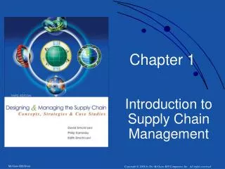 introduction to supply chain management