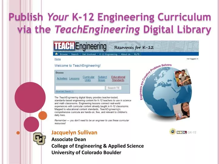 publish your k 12 engineering curriculum via the teachengineering digital library