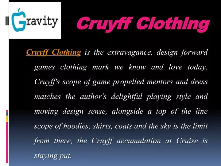 cruyff clothing
