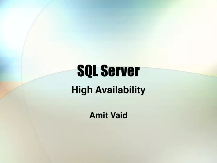 sql server