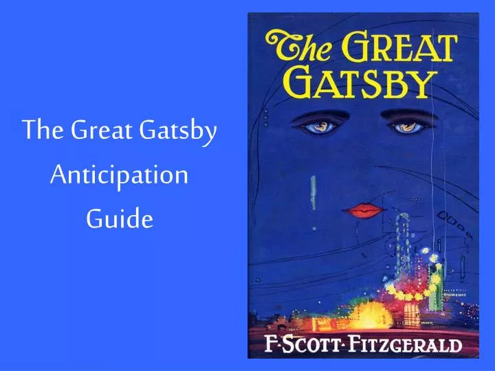 the great gatsby anticipation guide