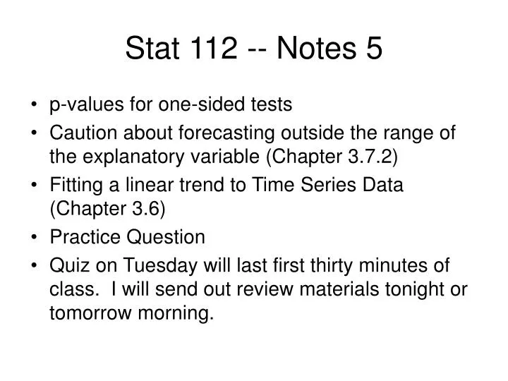 stat 112 notes 5