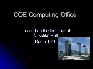 COE Computing Office