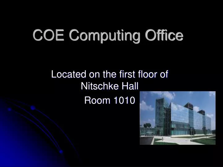 coe computing office