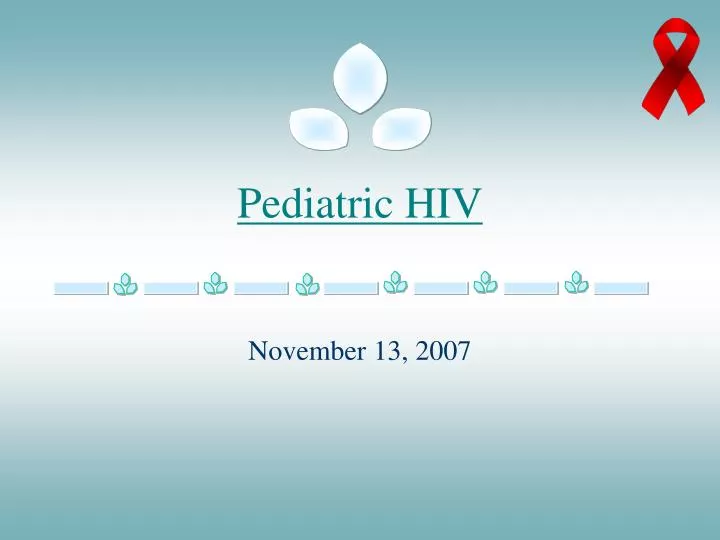 pediatric hiv