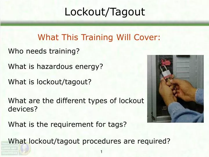 lockout tagout