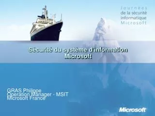 Sécurité du système d'information Microsoft