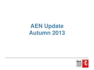 aen update autumn 2013