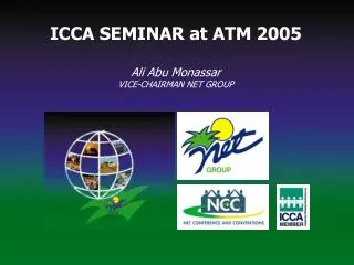 ICCA seminar at ATM 2005