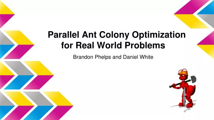 parallel ant colony optimization for real world problems