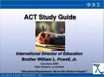 ACT Study Guide - slide 1