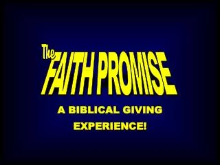 FAITH PROMISE