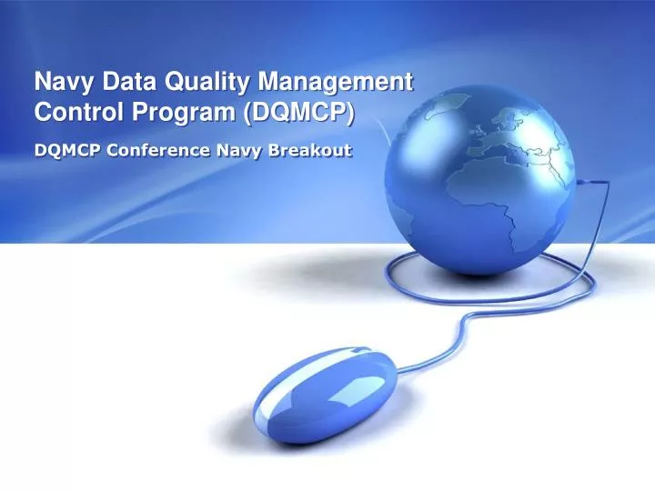navy data quality management control program dqmcp