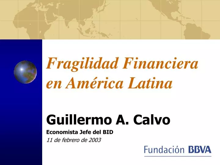 fragilidad financiera en am rica latina