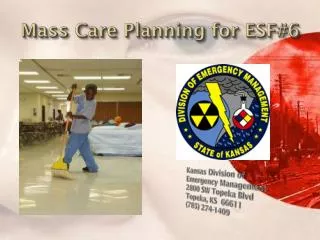 Mass Care Planning for ESF#6
