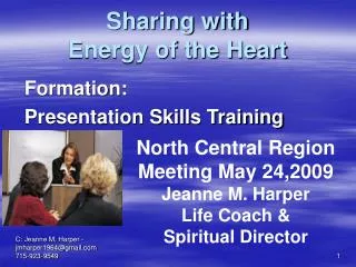 Sharing with Energy of the Heart
