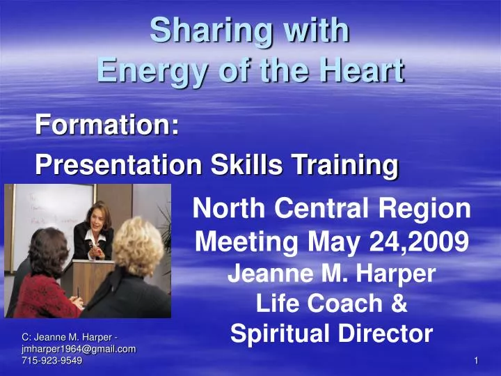 sharing with energy of the heart