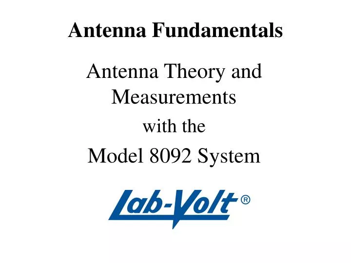 antenna fundamentals