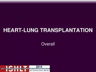 heart lung transplantation