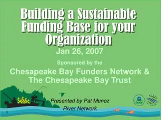 Building a Sustainable Funding Base for your Organization