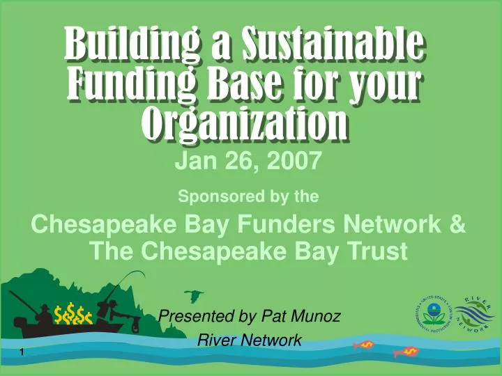 building a sustainable funding base for your organization