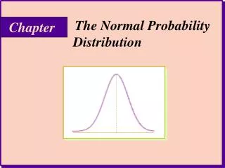 The Normal Probability Distribution