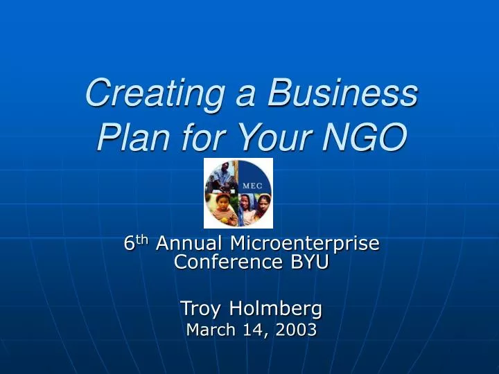 creating a business plan for your ngo