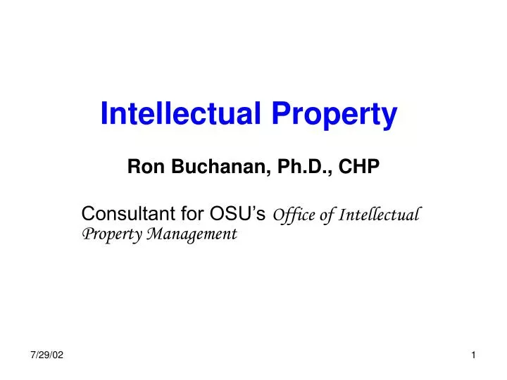 intellectual property